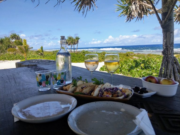 Lunch at the Beach Hut